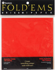 Assorted Solid Origami Papers