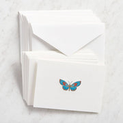 Engraved Butterfly Stationery