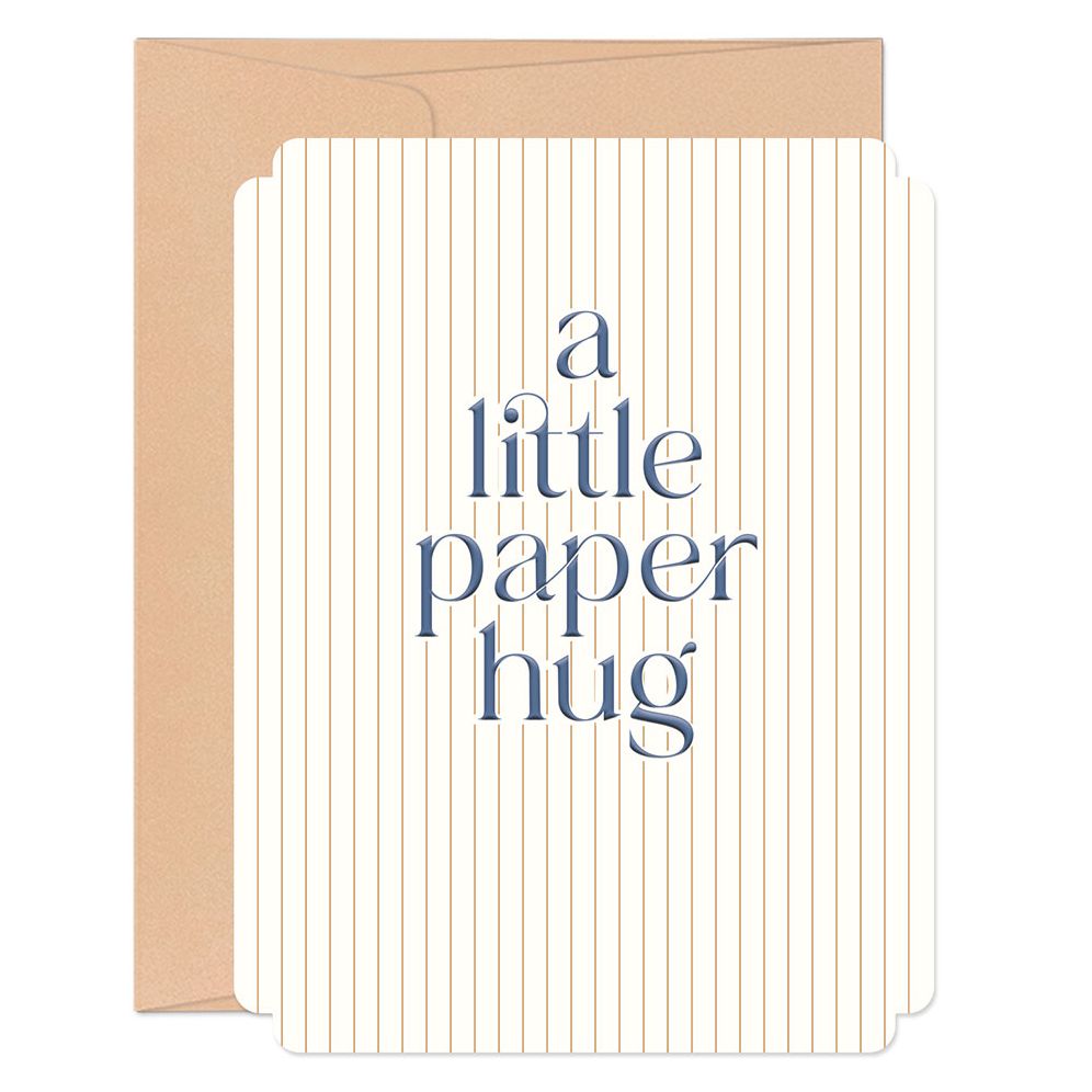 Paper Hug Thank You Card