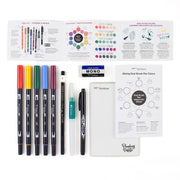 Tombow Watercolor Set Complete Kit with Dual Brush Pens, Water Brush, and Accessories