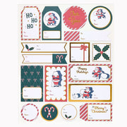 Sneaky Santa Adhesive Gift Labels