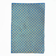 Gold & Blue Scallop Handmade Paper