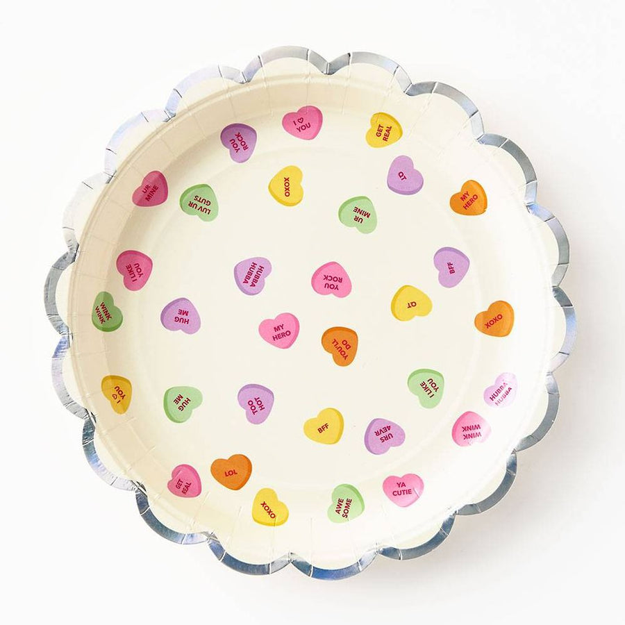 Heart Candy Scalloped Plates
