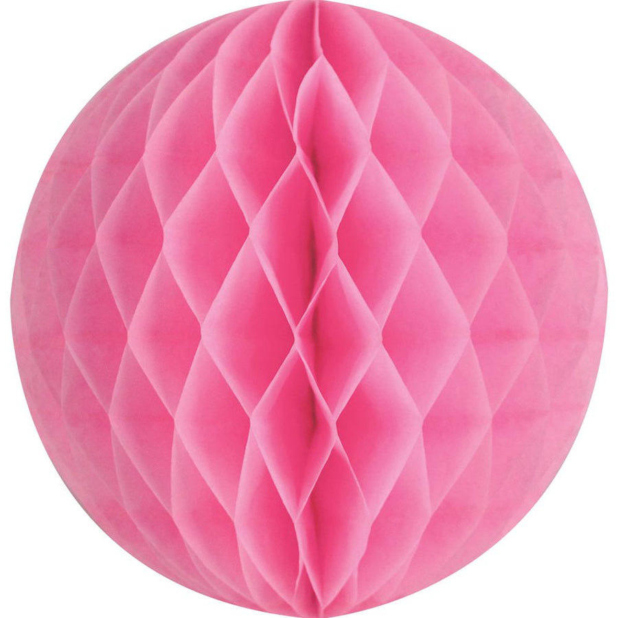 Light Pink Lrg Paper Honeycomb Sphere