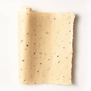 Pressed Blue Petal Handmade Paper