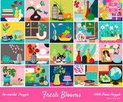 Fresh Blooms 1000-Piece Jigsaw Puzzle