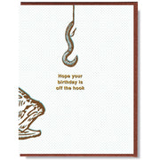 Off The Hook Birthday Card