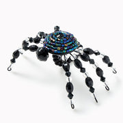 Black and Clear Beaded Spider Bracelet