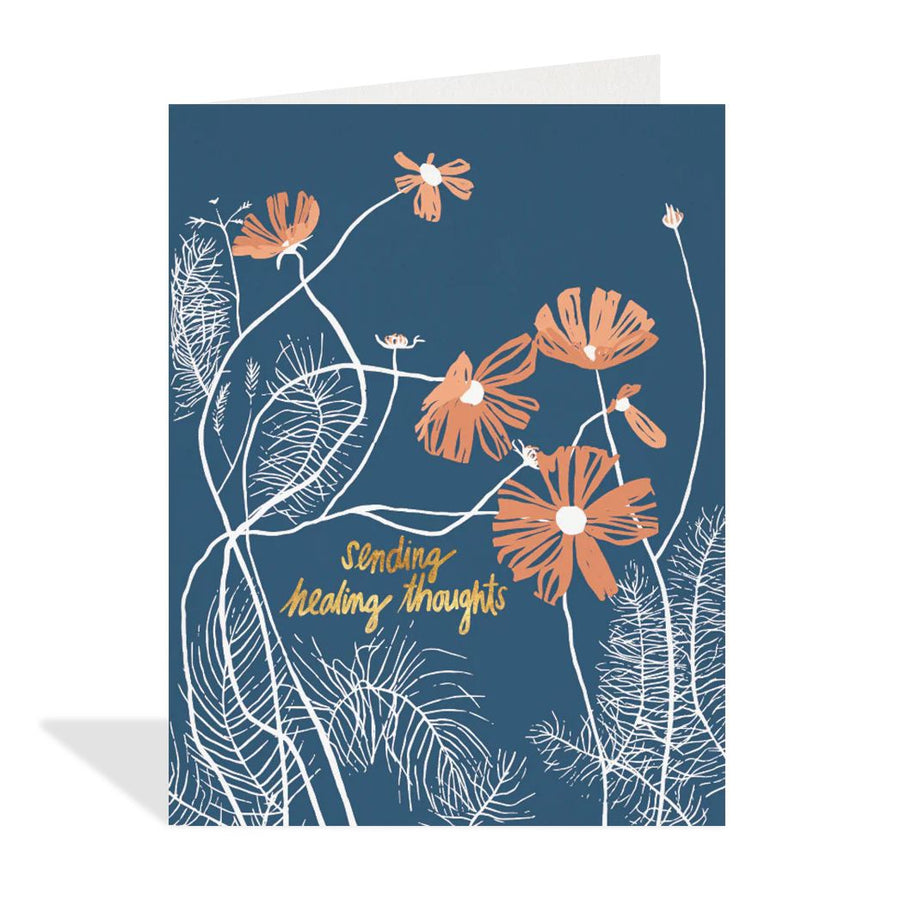 Healing Thoughts Get Well Soon Card