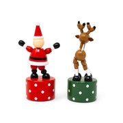Santa & Reindeer Push Puppets