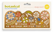 Botanical Design Stencil - Drawing Template