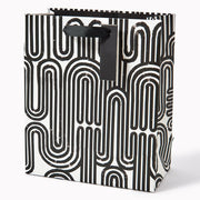 Medium Black and White Gift Bag