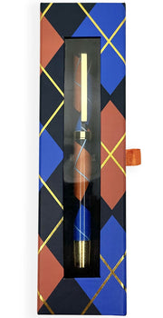 Plaid Boxed Ball Point Pen