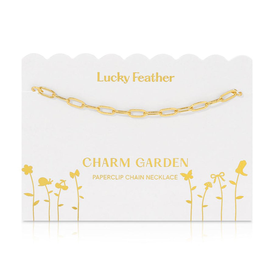 Charm Garden - PaperClip Chain- Gold
