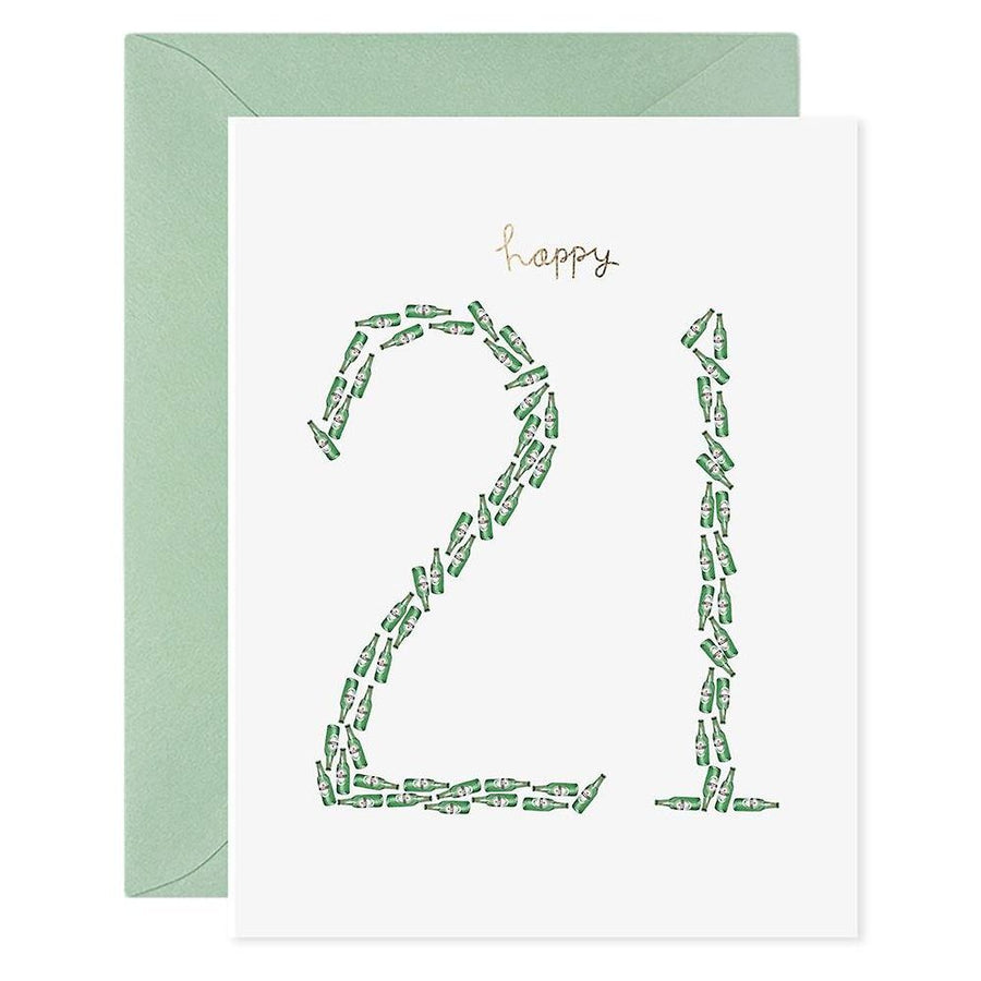 Happy 21 Birthday Card
