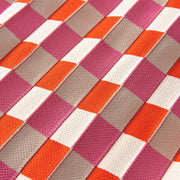 Accordion Checked Tote