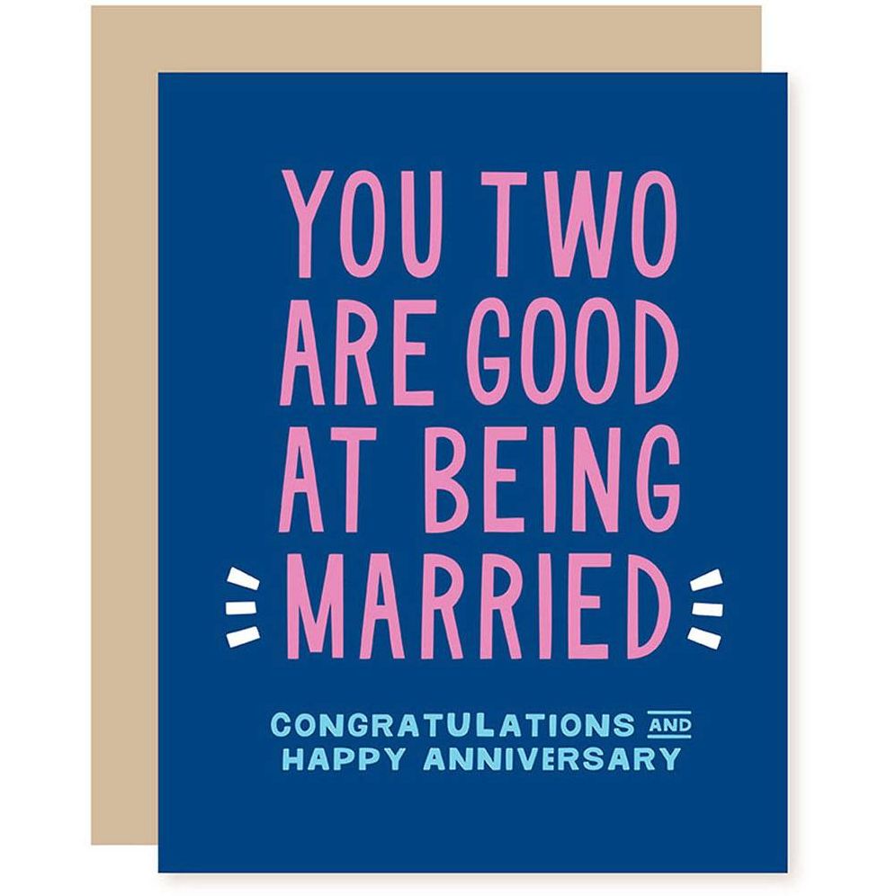 Good At Marriage Anniversary Card