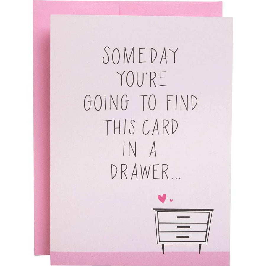 Card in a Drawer Valentine Card
