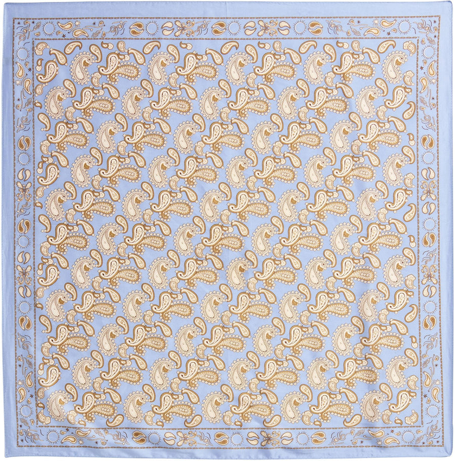 Blue Paisley Scarf
