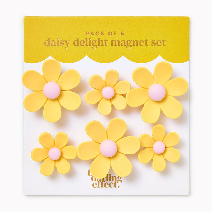 Daisy Delight Yellow Magnet Set