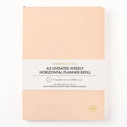 Paper Source A5 Weekly Horizontal Undated Planner Pages