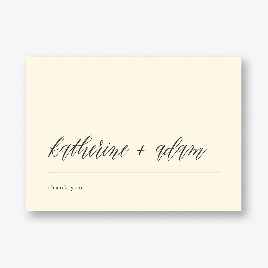 Contemporary Script Stationery