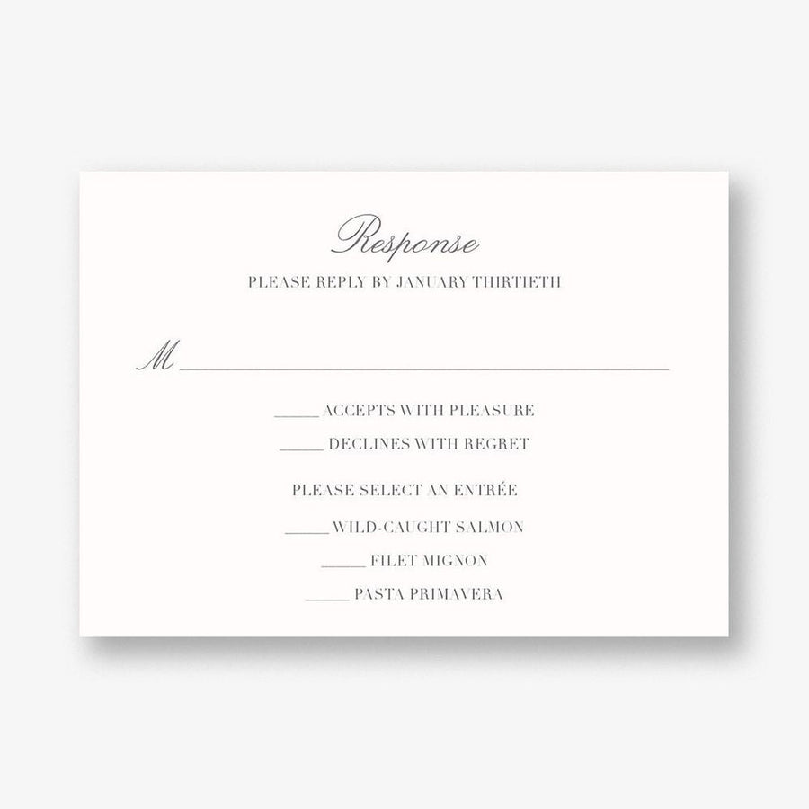 Naiad Response Card