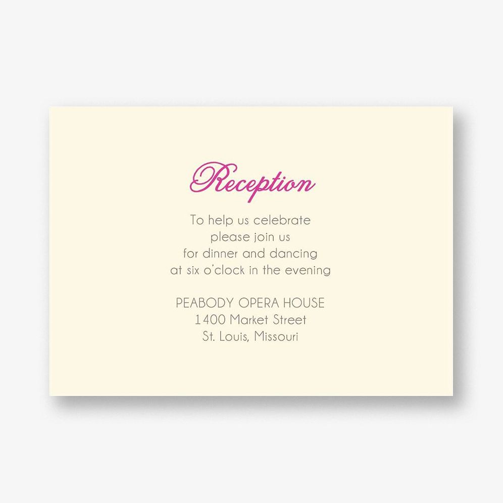 Tiara Quinceañera Information Card