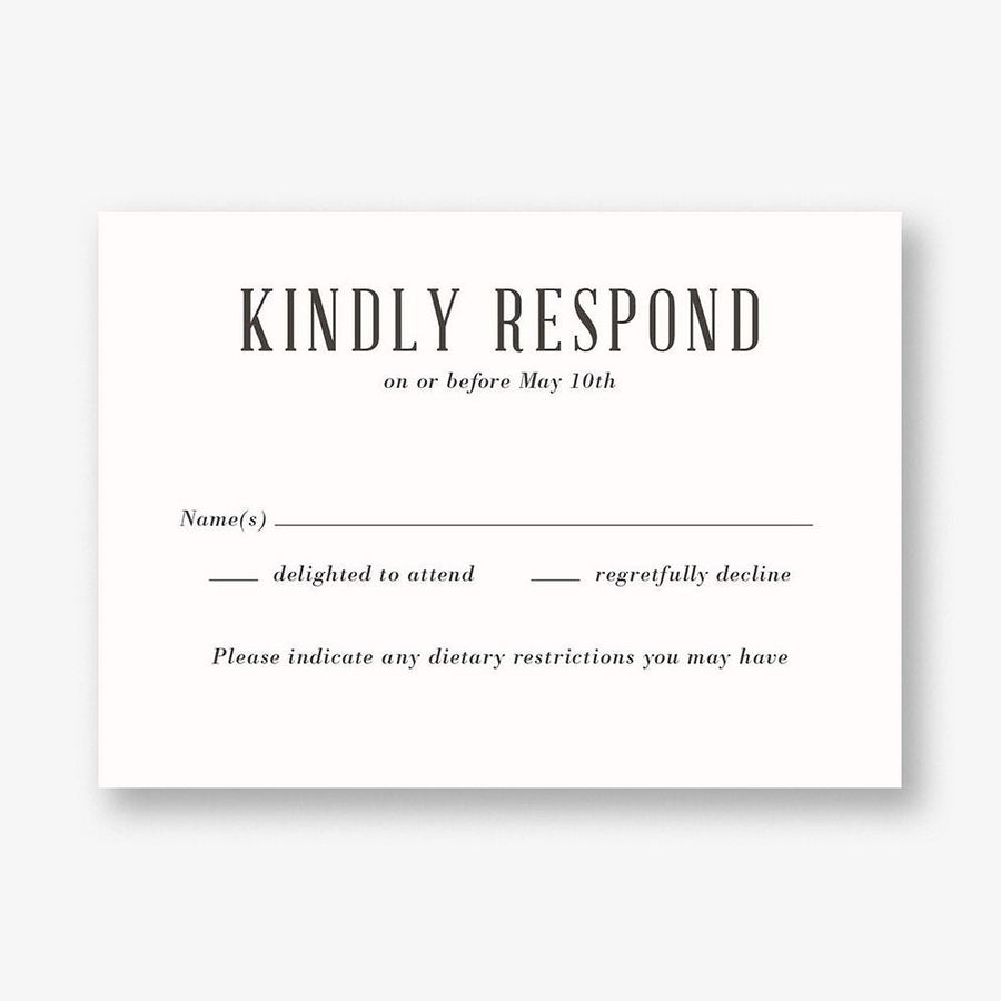 Golden Age Response Card