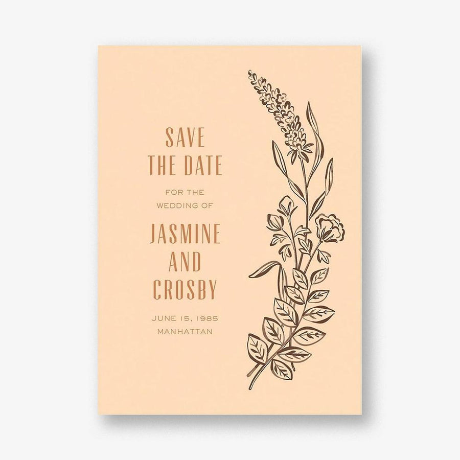 Wild Meadows Bellini Save the Date Card