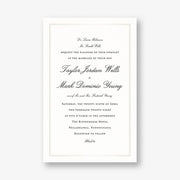 Timeless Elegance Wedding Invitation