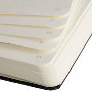 Leuchtturm Black Unlined Softcover Paperback Notebook