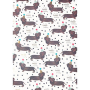 Birthday Dogs Flat Wrap
