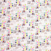Hello Baby Elephant Flat Wrap