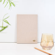 Recycled Cocoa Lined Paper Wasp Journal - Limited Edition