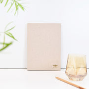 Recycled Cocoa Lined Paper Wasp Journal - Limited Edition