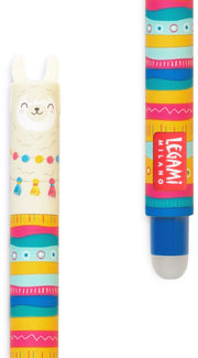 Legami Llama Erasable Gel Pen - Blue Ink