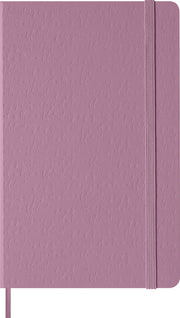 Moleskine Colored Patterned Notebook, Hard Cover, Large (5" x 8.25") Ruled/Lined, Majestic Pink, 240 Pages