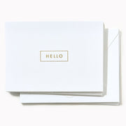 Hello Stripe Thank You Card Set