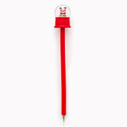 Santa Chimney Snow Globe Pen
