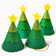 Glitter Tree Party Hats