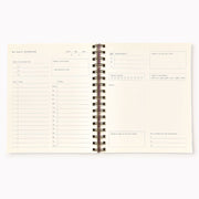 Choc Stripe Paper Wasp Daily Planner