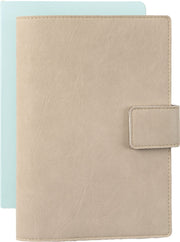 Paper Source Dove A5 Leather Journals Cover with Clasp