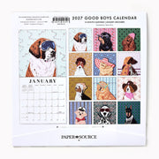 2027 Paper Source Good Boys Calendar