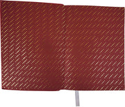 Red Dahlia Woven Leather Journal