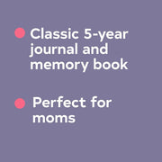 Mom's Floral One Line a Day: A Five-Year Memory Book
