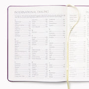 2027 Paper Source Dusty Mauve Monthly Desk Planner