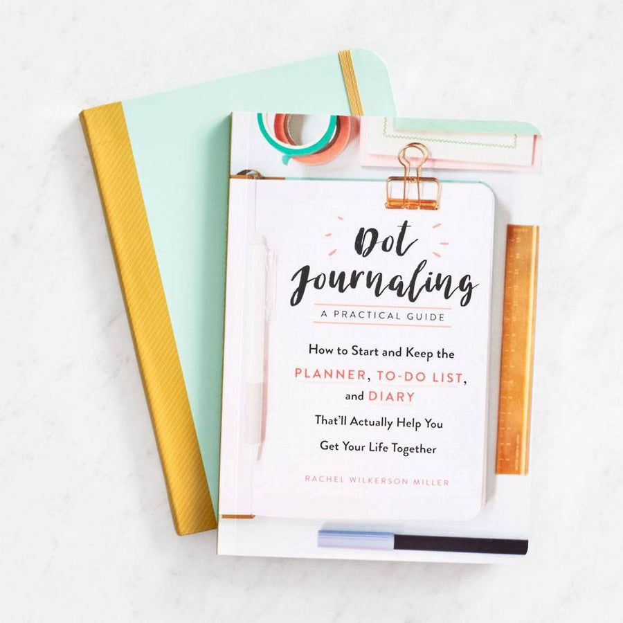 Dot Journaling - The Set: Includes a How-To Guide and a Blank Dot-Grid Journal