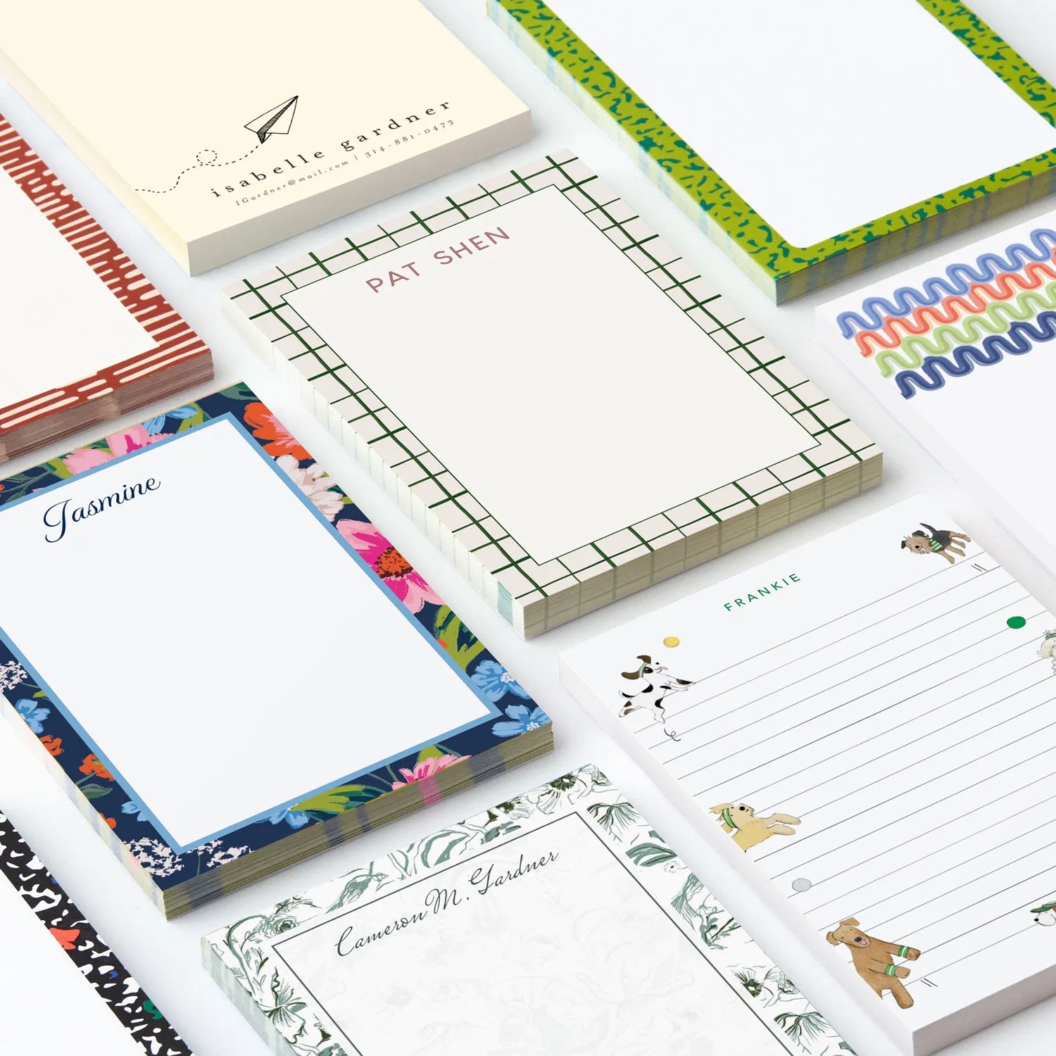 Custom notepads